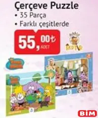 ÇERÇEVE PUZZLE 35 PARÇA ÇERÇEVE PUZZLE 35 PARÇA